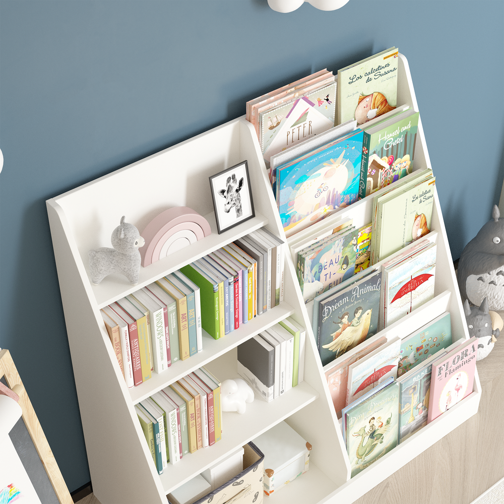 Fun & Tidy Kids Book and Toy Organizer