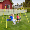 Backyard Bliss Swing Set with Safety Belt