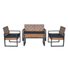 Chic Acacia Patio Set - Modern Outdoor Elegance