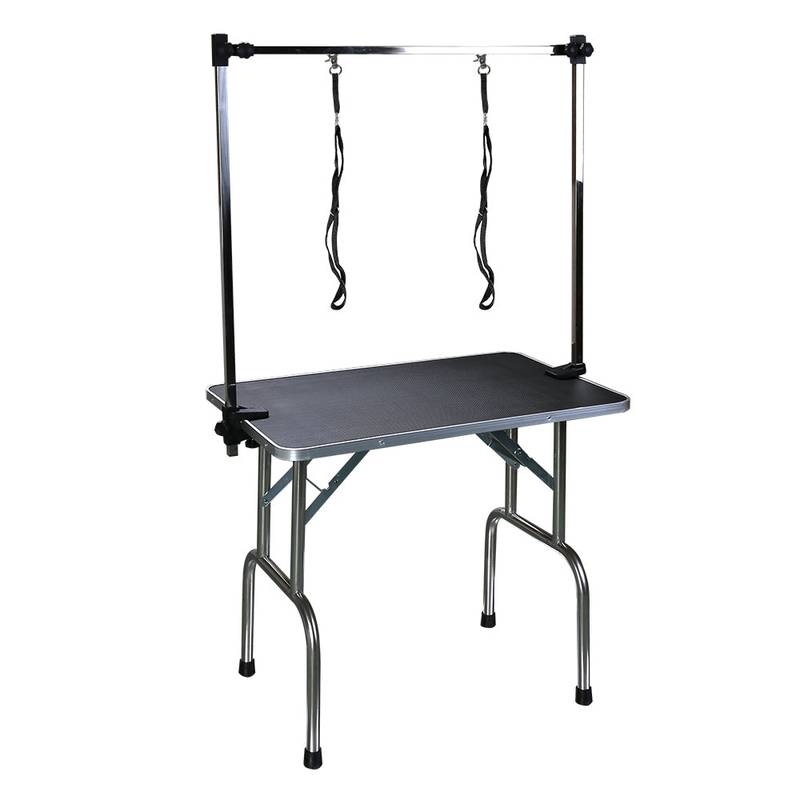 Ultimate Folding Pet Grooming Table with Storage Basket