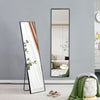 Sleek Black Full-Body Mirror