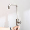 Sleek Stainless Steel Sink with Faucet & Drain System