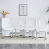 Chic White Dining Chair Set