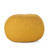 Sunny Knit Pouf