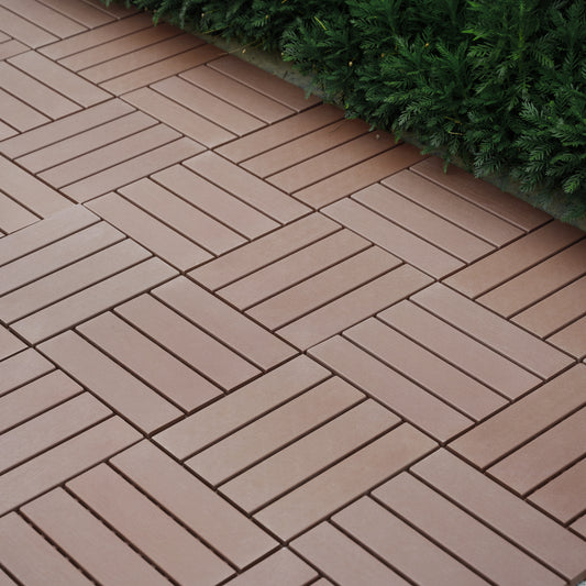 Easy-Connect Outdoor Deck Tiles - Perfect for Patios, Pools & Backyards