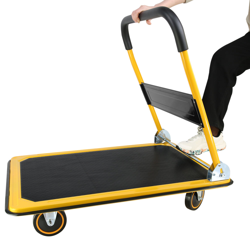 Swivel Master Foldable Dolly - Heavy-Duty Moving Cart