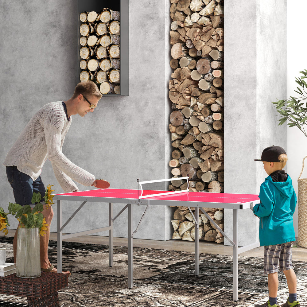 Soozier Portable Ping Pong Table Set – Play Anywhere!