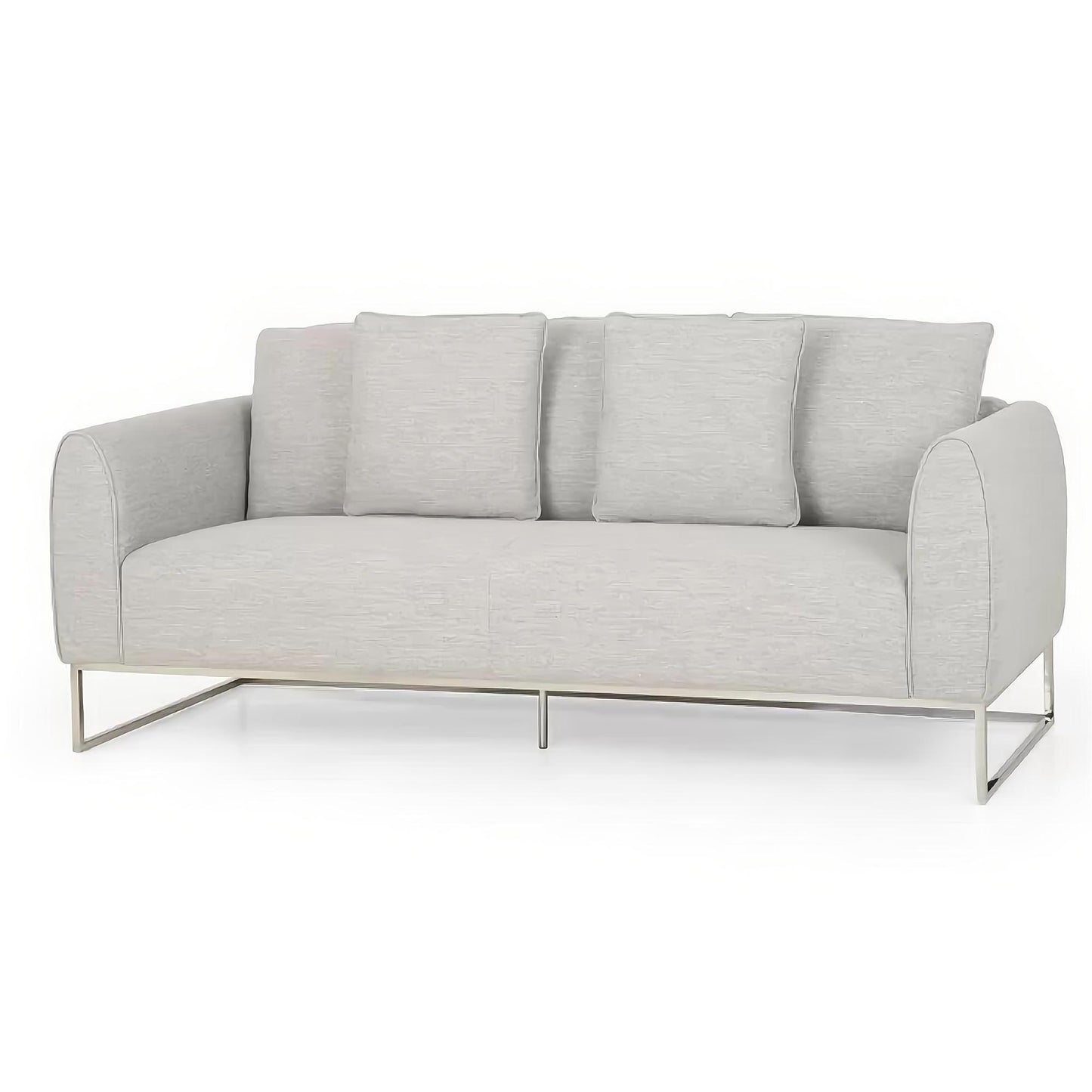 Chic & Cozy Gray 2-Seater Sofa