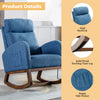 Cozy Glider Rocking Chair - Modern Comfort for Every Room