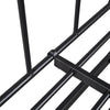 Curvy Black Daybed with Twin Trundle