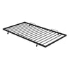 Curvy Black Daybed with Twin Trundle