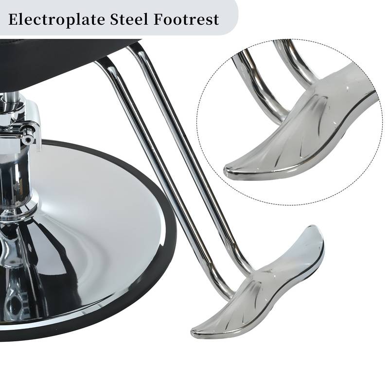 Ultimate Comfort Barber Chair - Stylish & Versatile Salon Seat