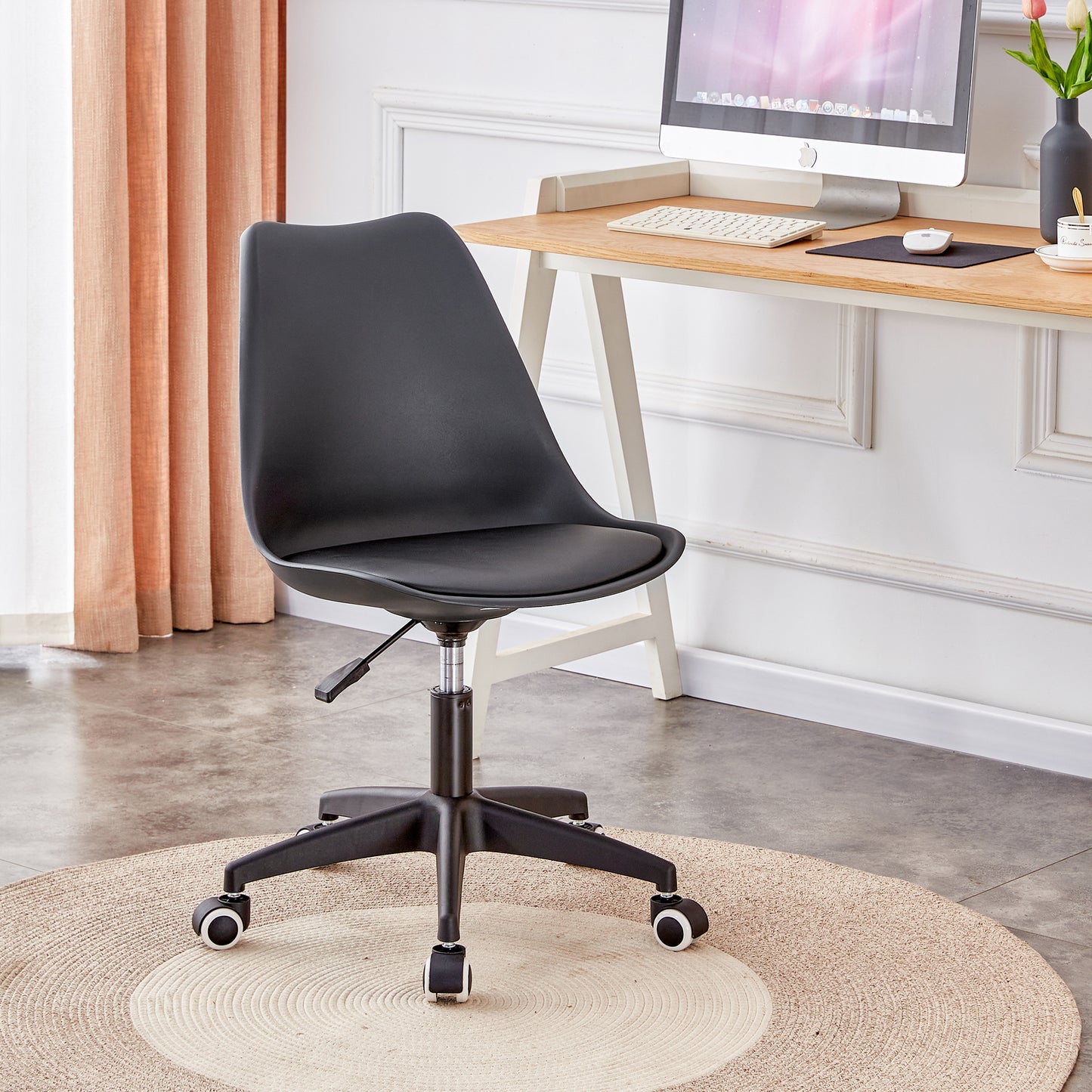 Versatile Swivel Black Office Chair