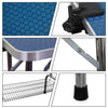 Blue Pet Grooming Table with Storage