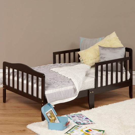 Cozy Espresso Toddler Bed
