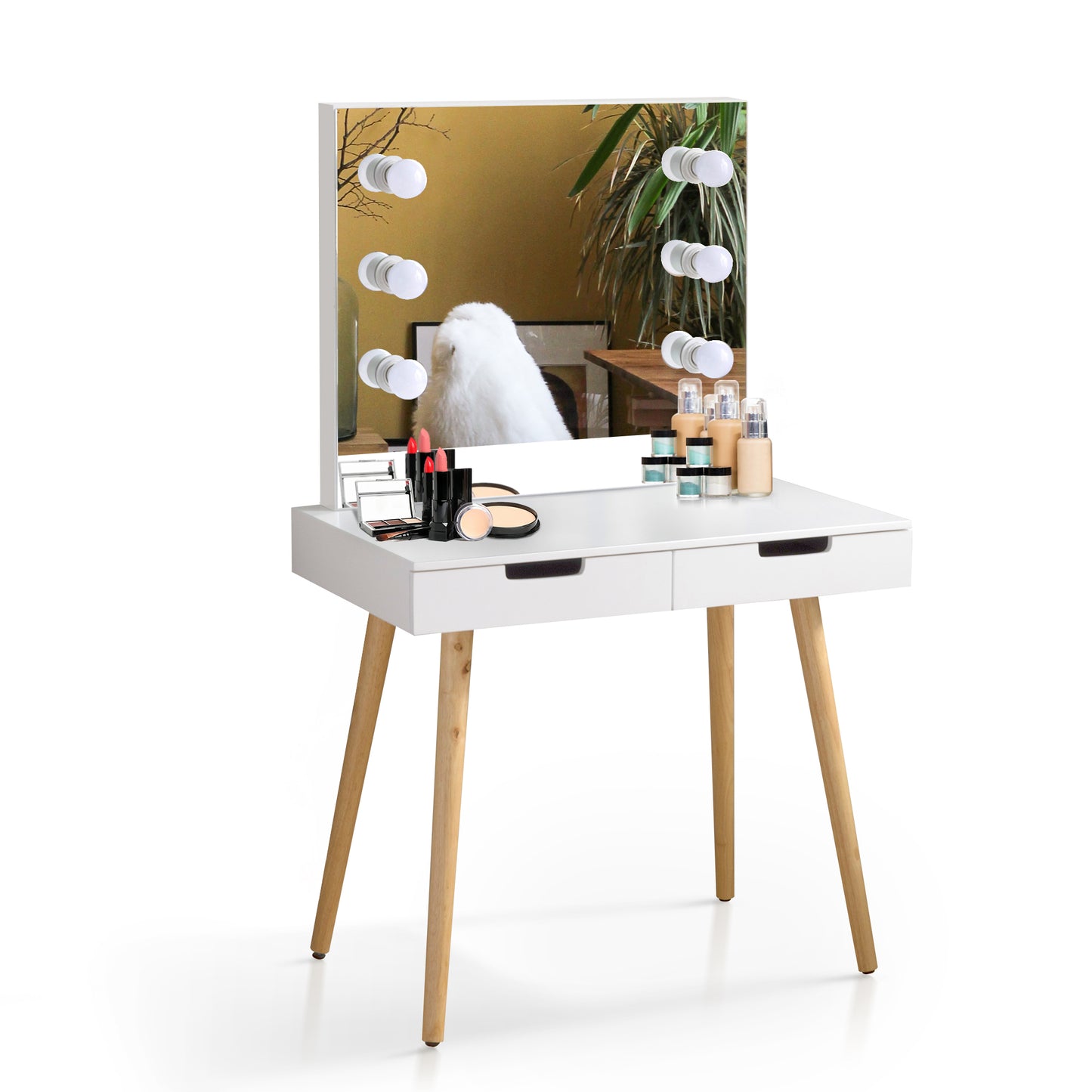 Glow & Go Vanity Desk