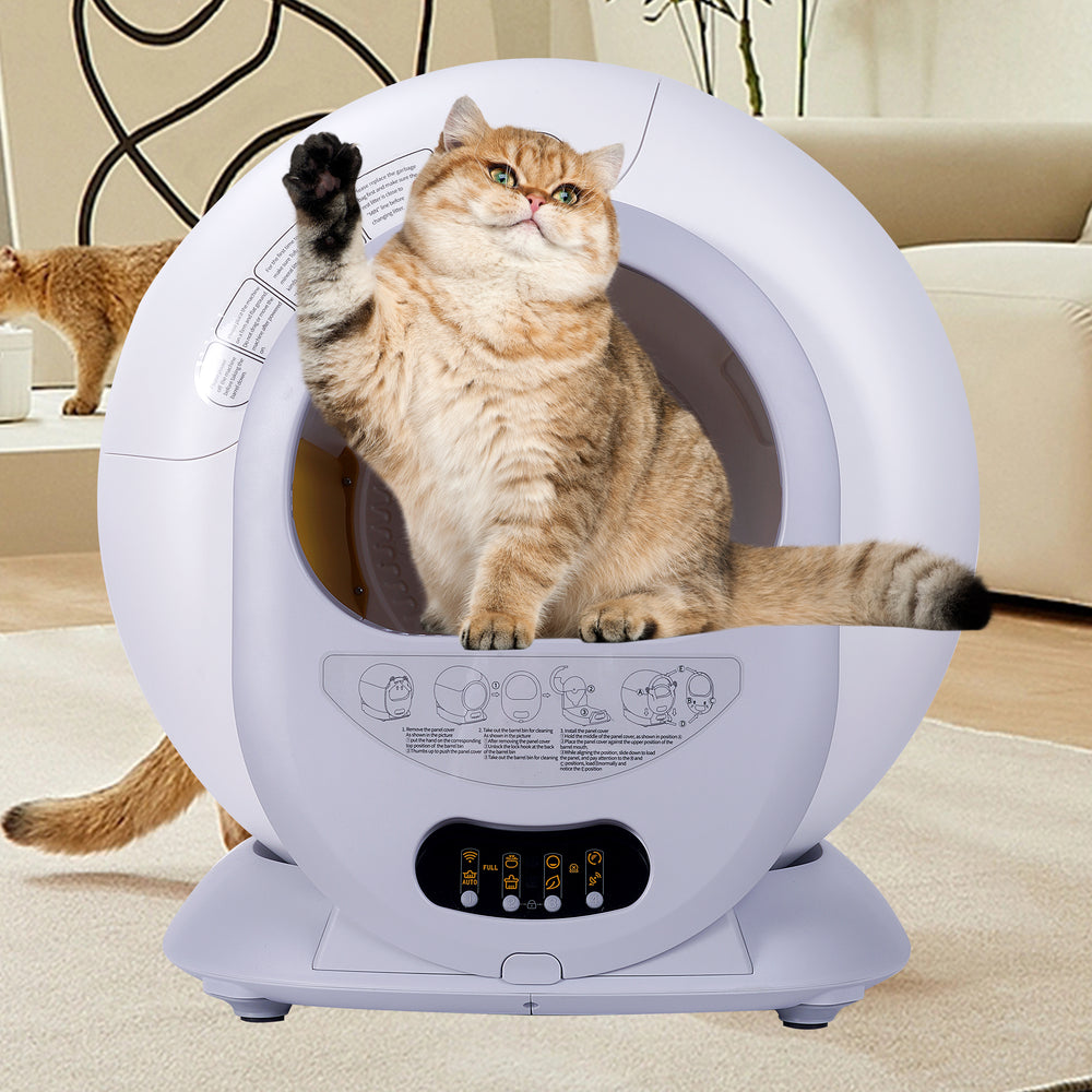 Smart Self-Cleaning Cat Litter Box