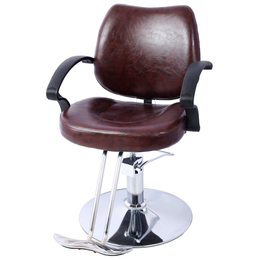 Stylish Hydraulic Salon Chair with Barber Cape