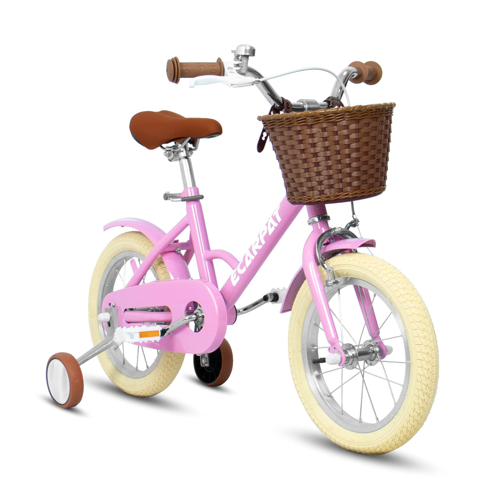 Ecarpat Little Rider Girls' Bike with Training Wheels