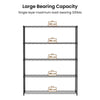 Sturdy Rolling Shelves - Heavy-Duty 5-Layer Organizer with Adjustable Feet