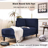 Chic Mid-Century Corner Lounge Chair - Cozy & Versatile!