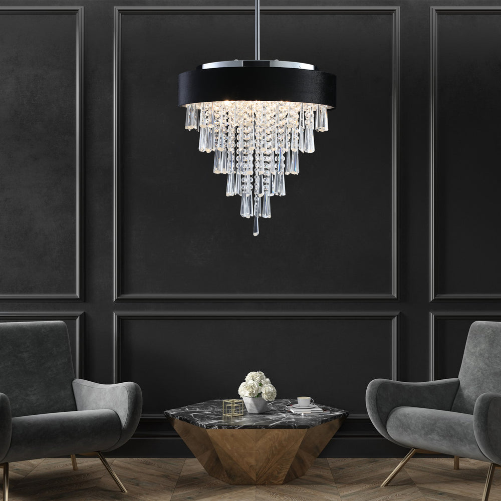 Elegant Crystal Round Chandelier for Luxurious Living Spaces