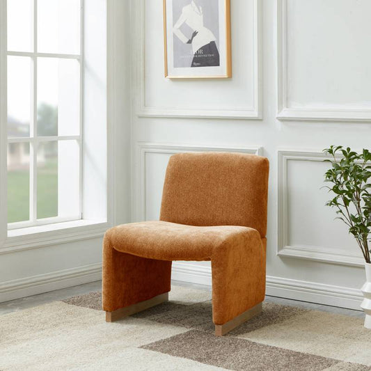 Cozy Orange Accent Chair