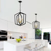 Sleek Black and Gold Chandelier for Stylish Spaces