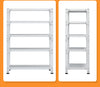 Versatile 5-Tier Storage Rack - Stylish and Strong!