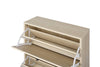Chic Rattan Shoe Rack for Entryway