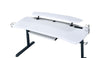 ACME Vildre USB Gaming Table - Sleek Black & White Finish