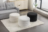 Stylish Black Storage Ottoman