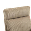 Cozy Glider Rocking Chair in Soft Flannel
