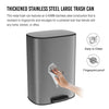 Sleek Soft-Close Kitchen Trash Can with Foot Pedal