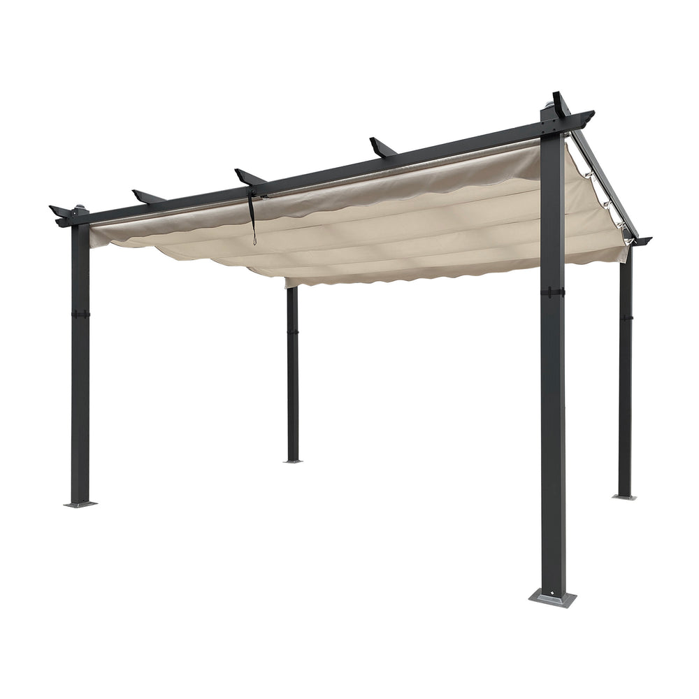 Stylish Outdoor Retractable Pergola with Canopy