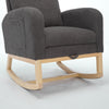 Cozy Modern Rocking Chair with Pocket