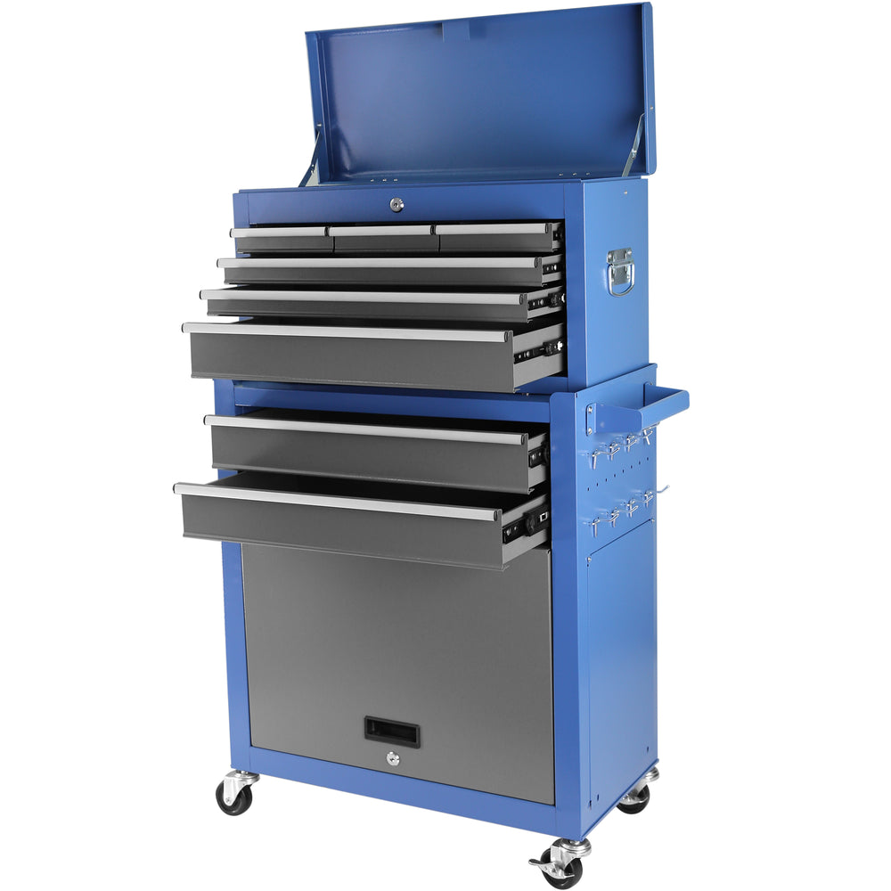 Mobile Rolling Tool Chest with Lockable Drawers