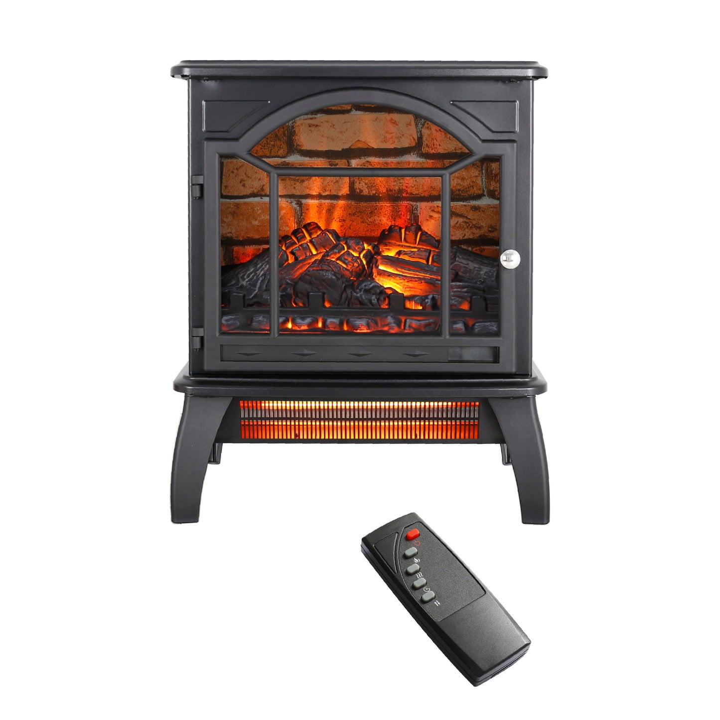 CozyGlow Infrared Fireplace with Remote