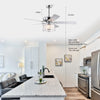 Dreamy LED Ceiling Fan with Remote – Rustic Charm Meets Modern Style!