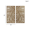 Chic Two-Tone Wood Wall Art Set