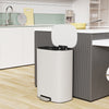 Sleek Step-On Soft Close Trash Can