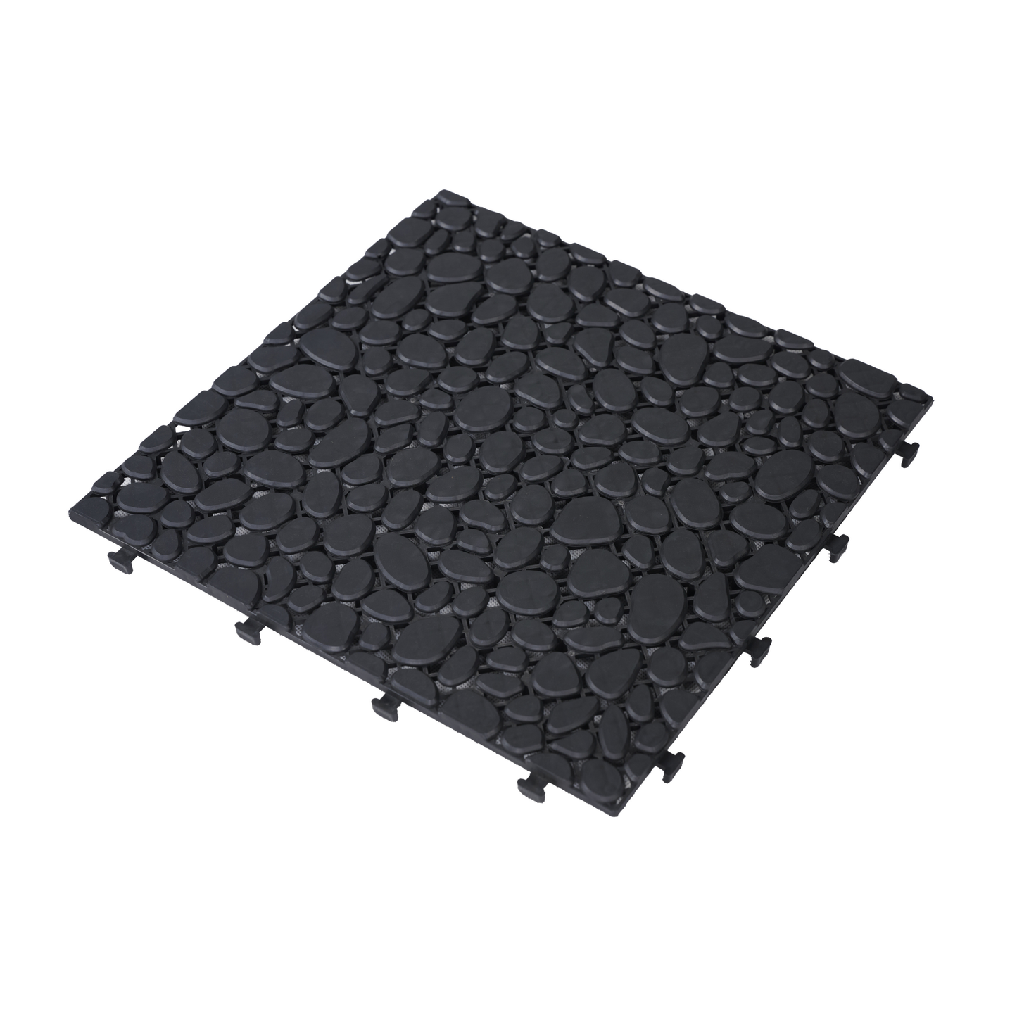 Pebble Stone Outdoor Deck Tiles - Waterproof & Anti-Slip