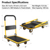 Foldable Heavy-Duty Hand Truck - Space-Saving Push Cart