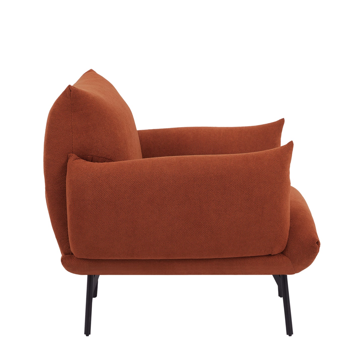 Chic Curry Upholstered Armchair