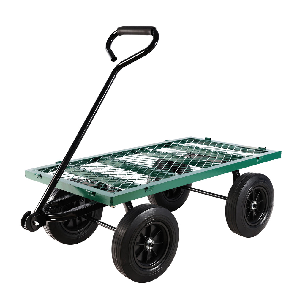 Green Wagon Wheelie: Effortless Garden Transport!