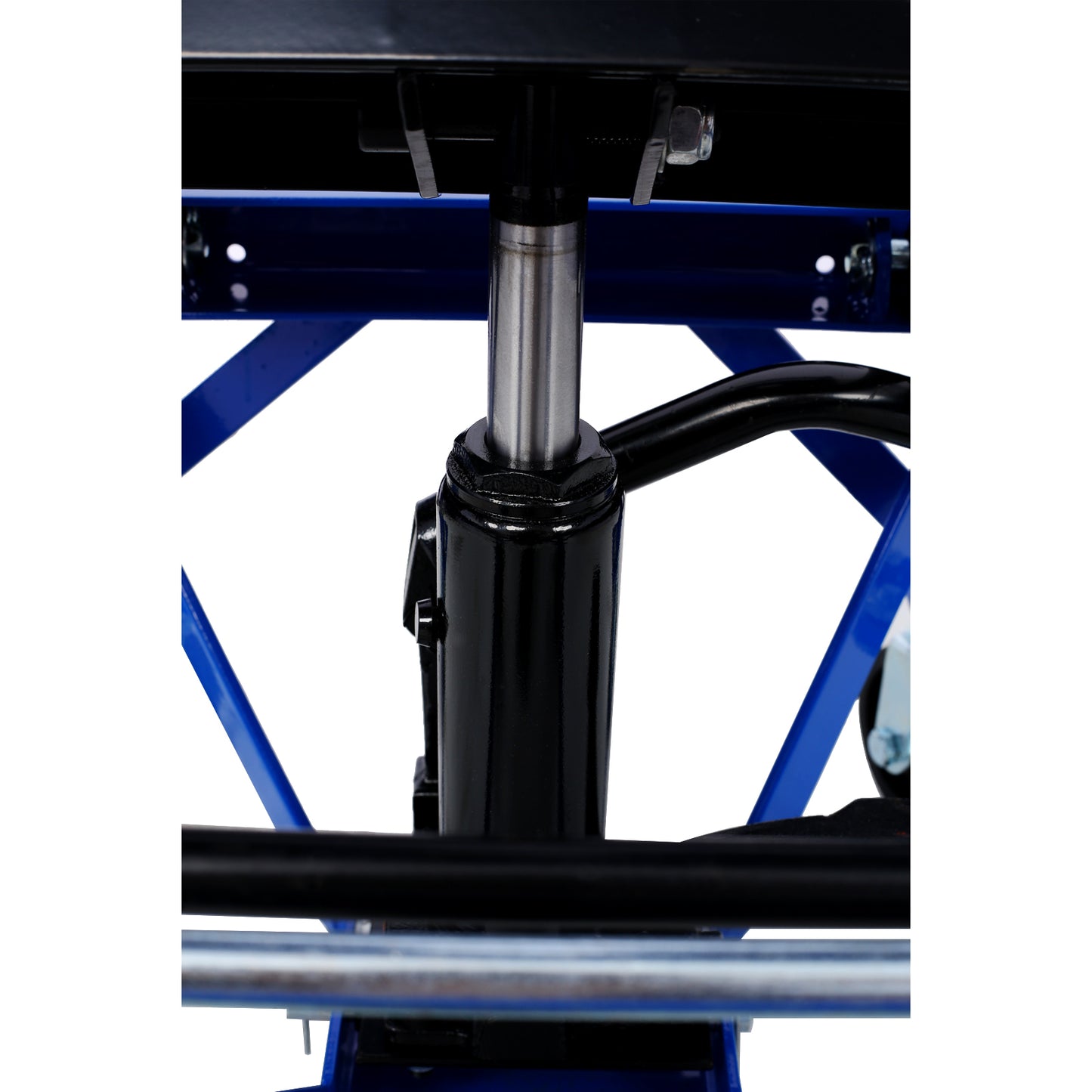 Blue Hydraulic Motorcycle Scissor Lift Jack