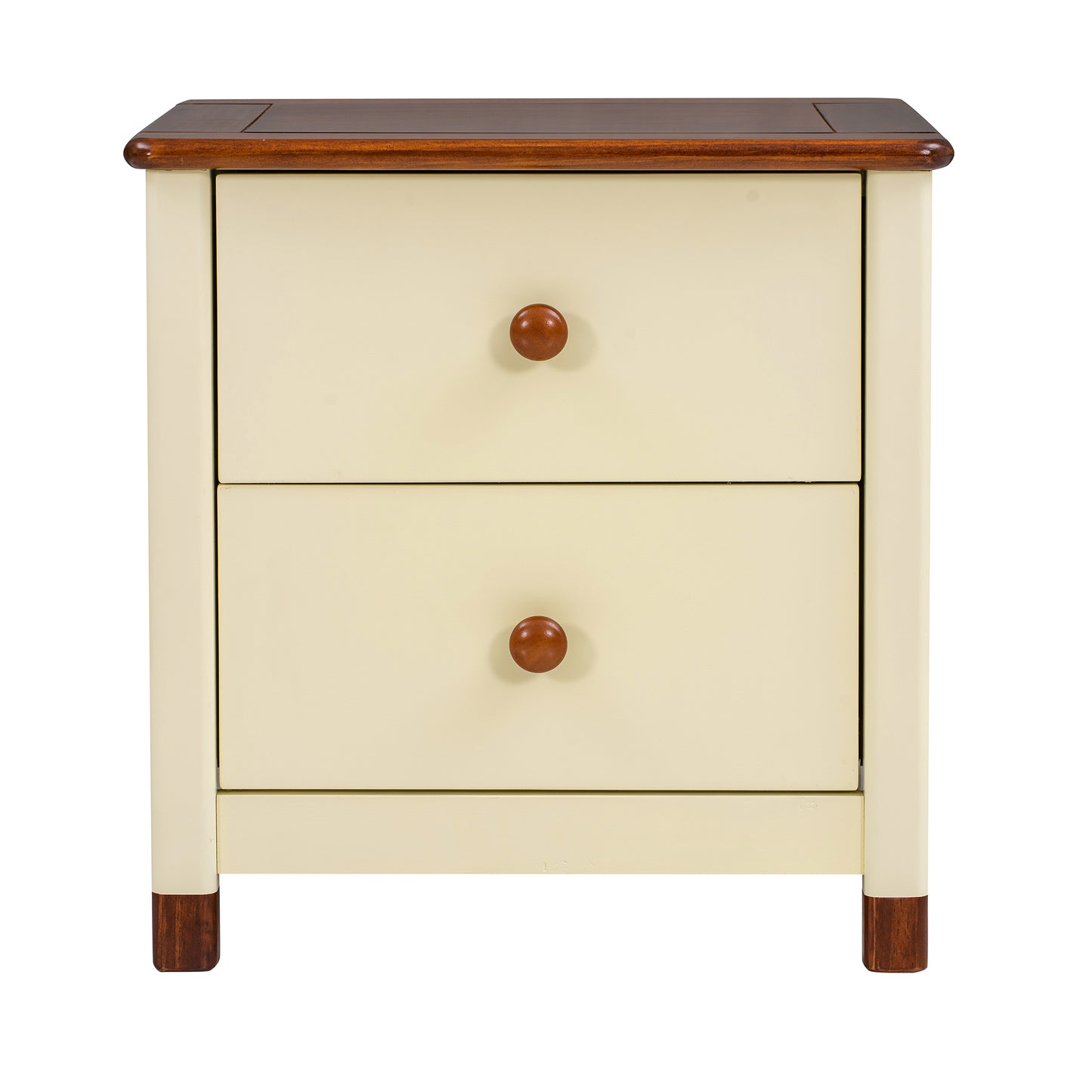 Charming Kids’ Nightstand with Two Drawers