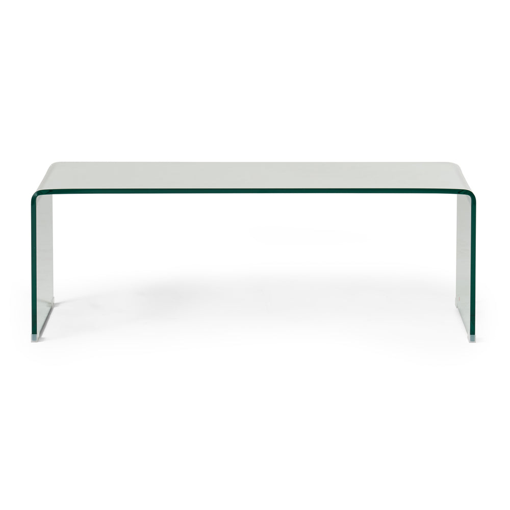 Sleek Tempered Glass Coffee Table