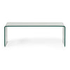 Sleek Tempered Glass Coffee Table