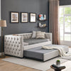 Cozy Beige Daybed and Trundle Combo